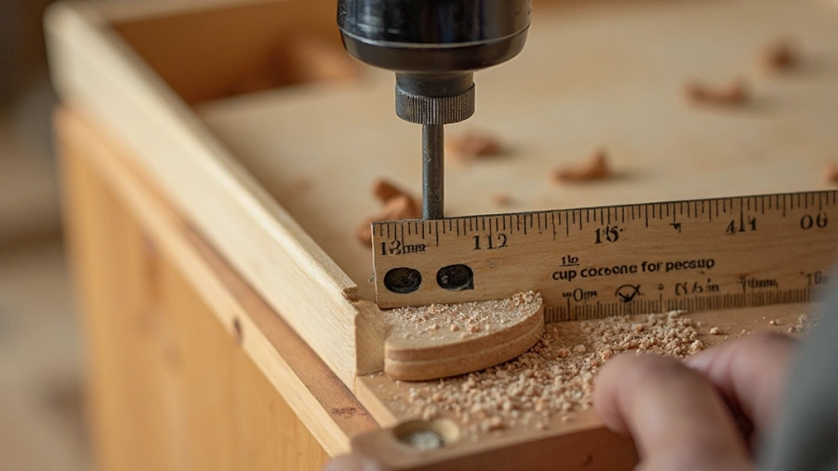 Wiercenie otworów pod zawiasy puszkowe wymiary