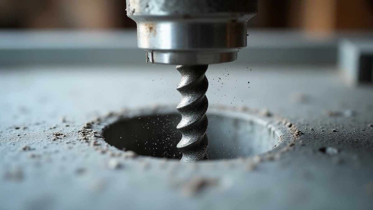 Wiercenie w betonie pod kątem