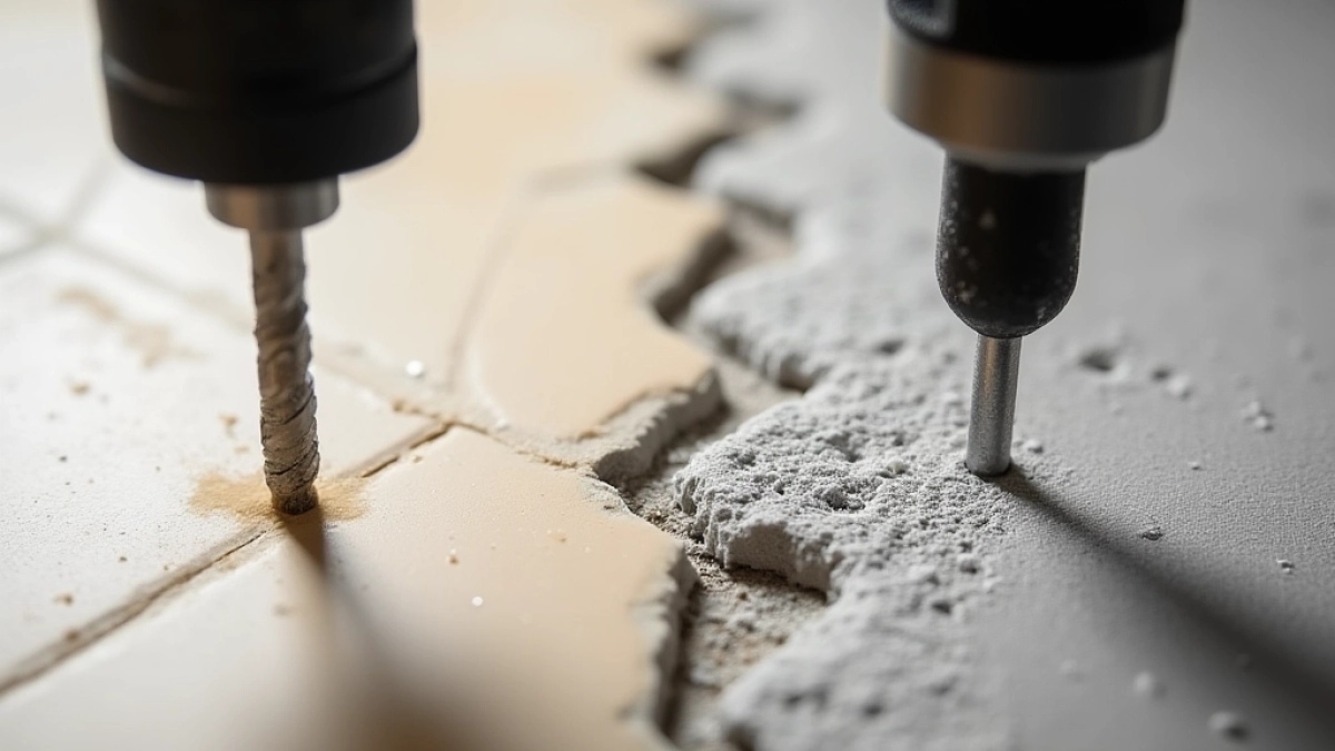 Wiercenie w płytkach czy w fudze