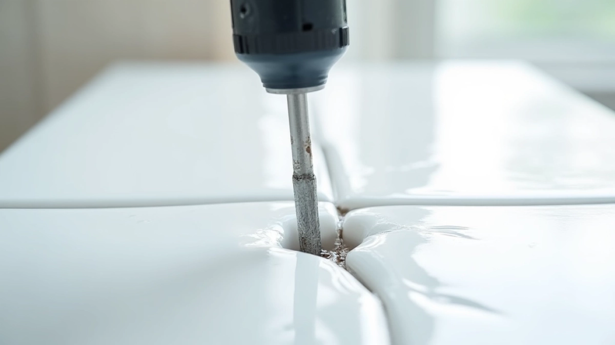 Wiercenie w płytkach łazienkowych