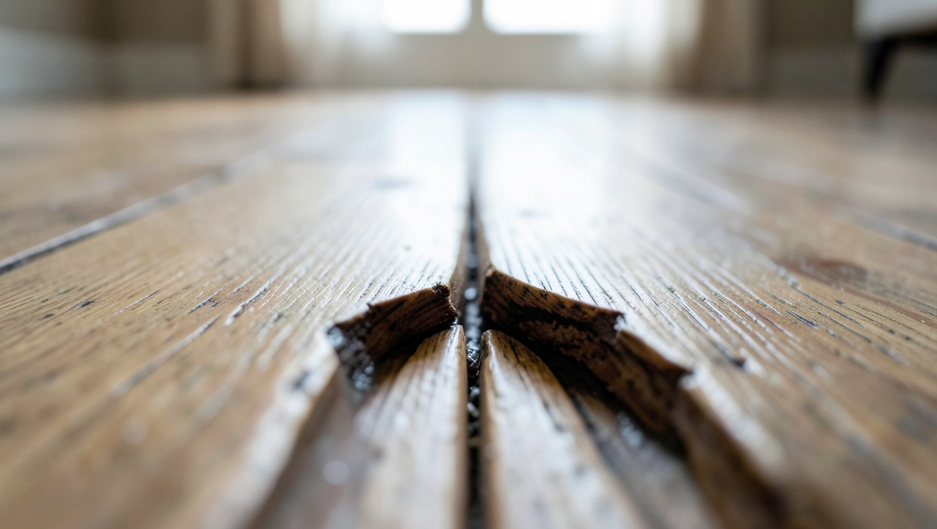 wybrzuszone panele na łączeniach