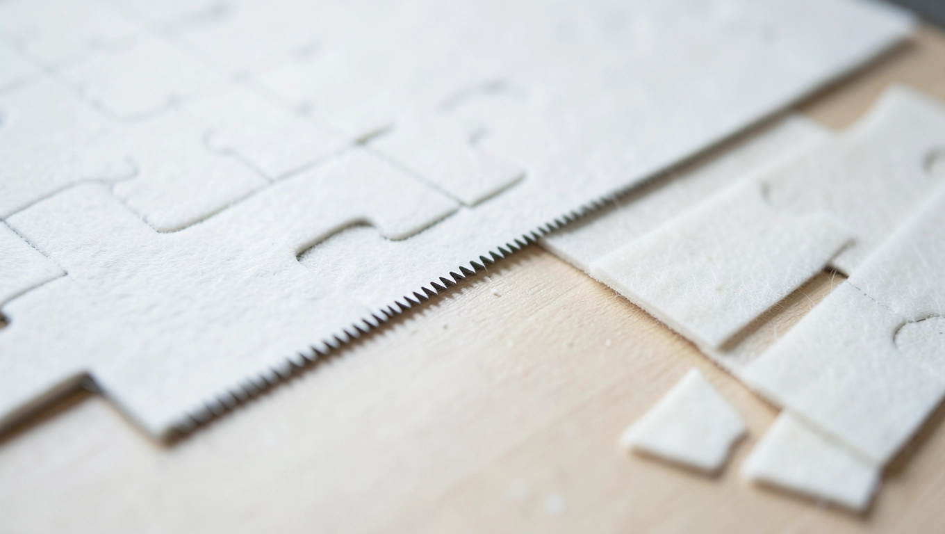 Wyrzynarka do delikatnych lameli filcowych