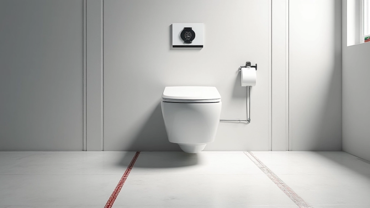 wysokość geberitu od posadzki