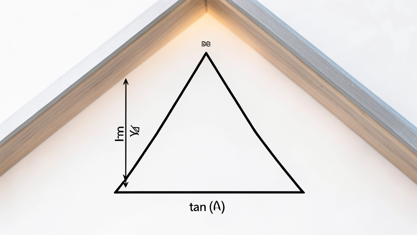 Wzór na kąt nachylenia dachu dwuspadowego