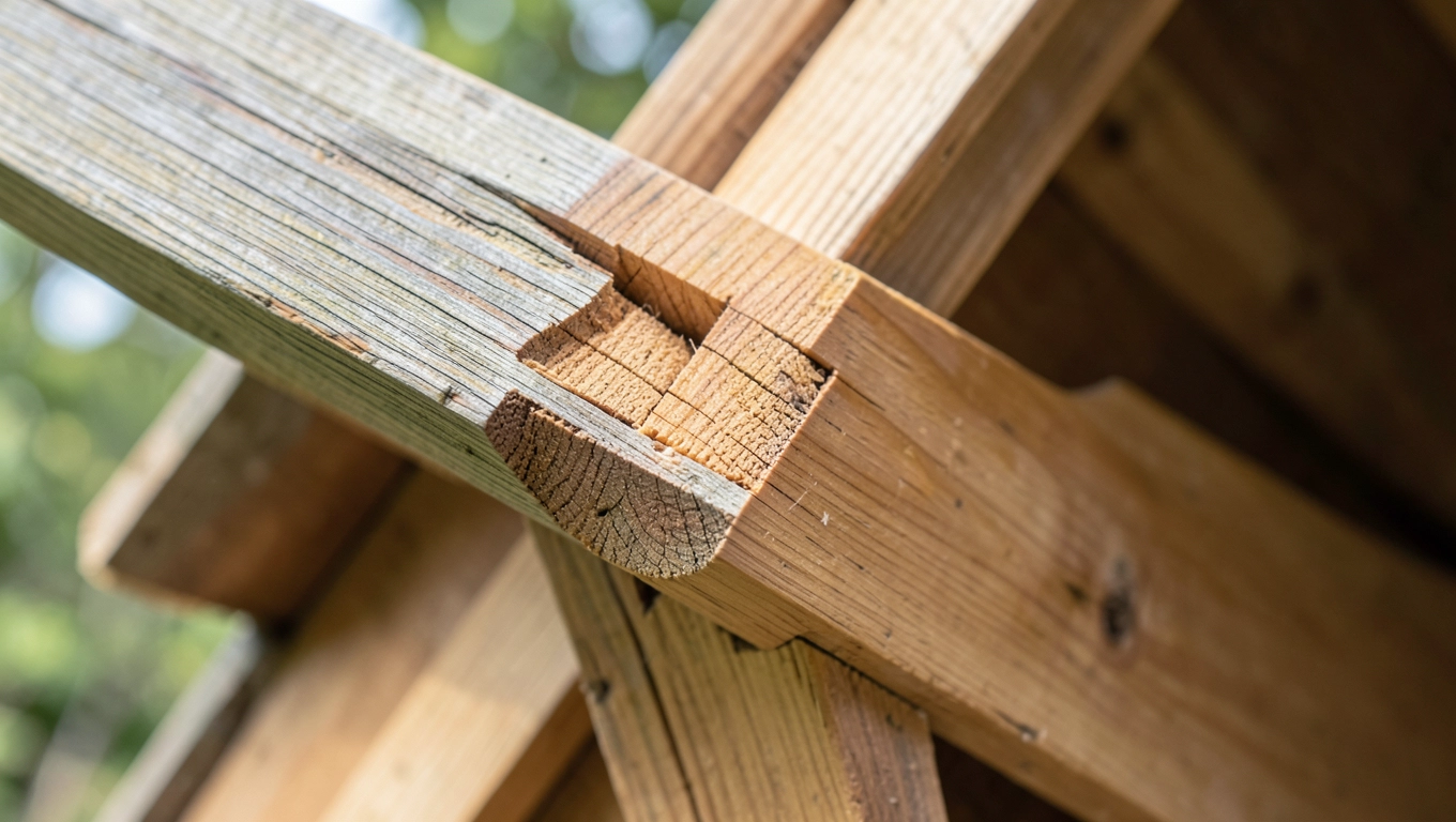 Zacinanie krokwi pod dach dwuspadowy