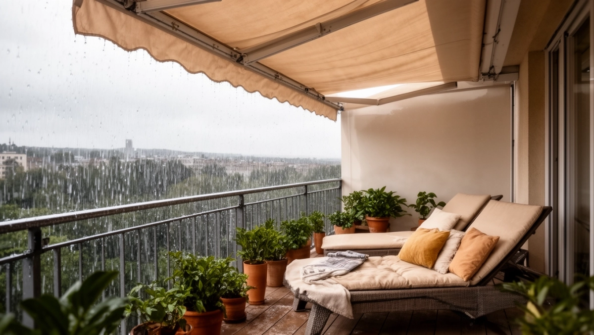 Zadaszenie balkonu bez wiercenia