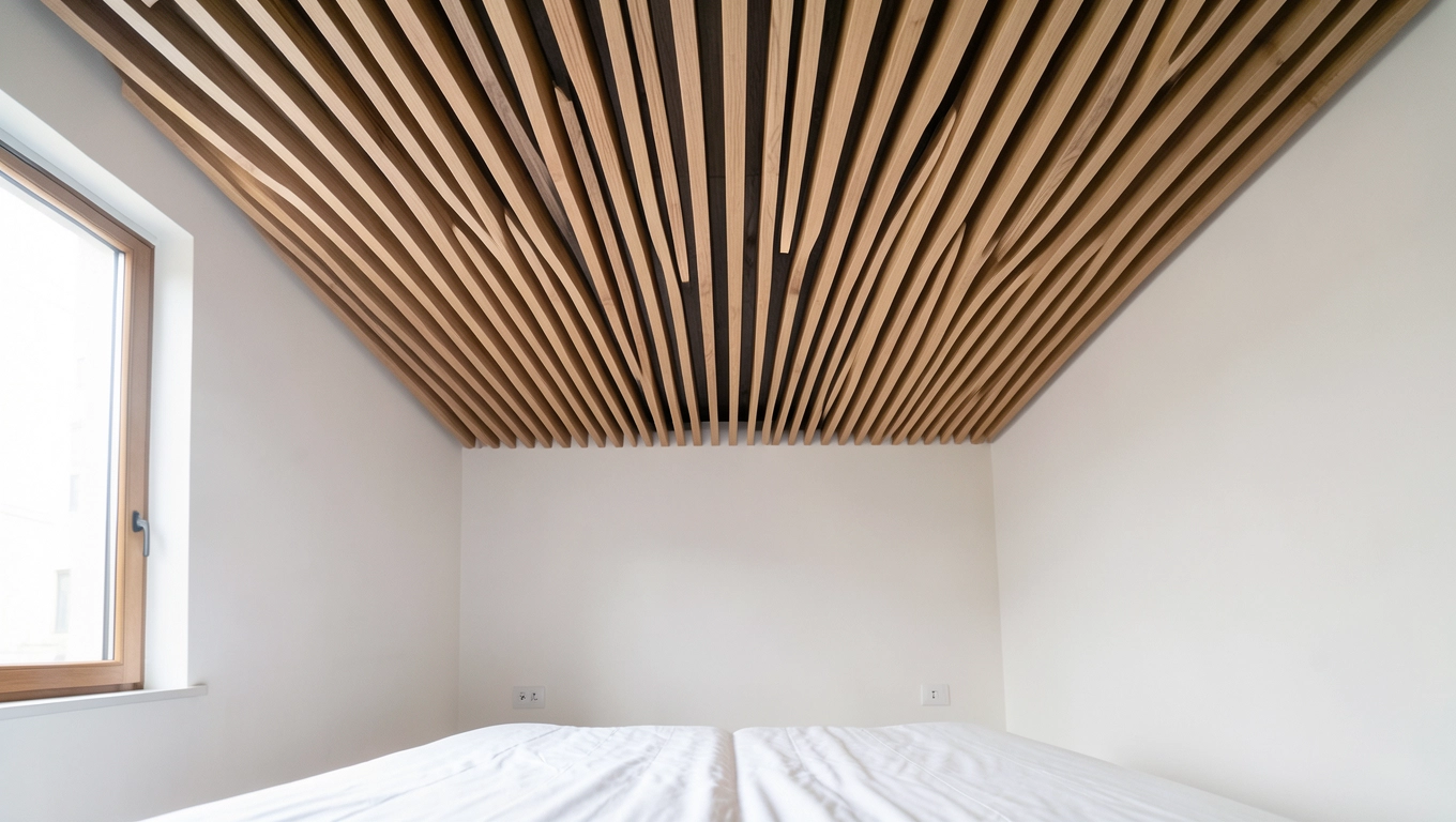 Zalety lameli na suficie sypialni
