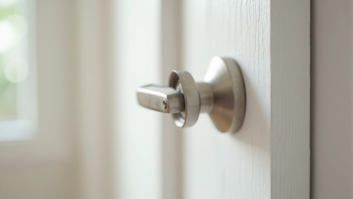 Zamek do drzwi pokojowych bez wiercenia